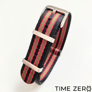 New "007 Goldfinger" Jacquard Nylon NATO Watch Strap (The Echelon Collection)